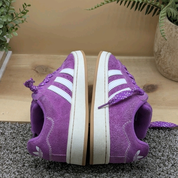Adidas Campus 00s Women's Size 7 Purple Suede Skate Walking Shoes Casual Comfort - Picture 6 of 8